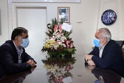 دیدار فتح الله زاده و آجورلو در ساختمان باشگاه استقلال