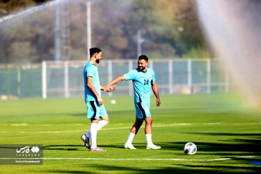 تمرینات تیم ملی فوتبال