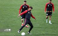 تصاویر تمرین سبک پرسپولیس در نبود 2 بازیکن