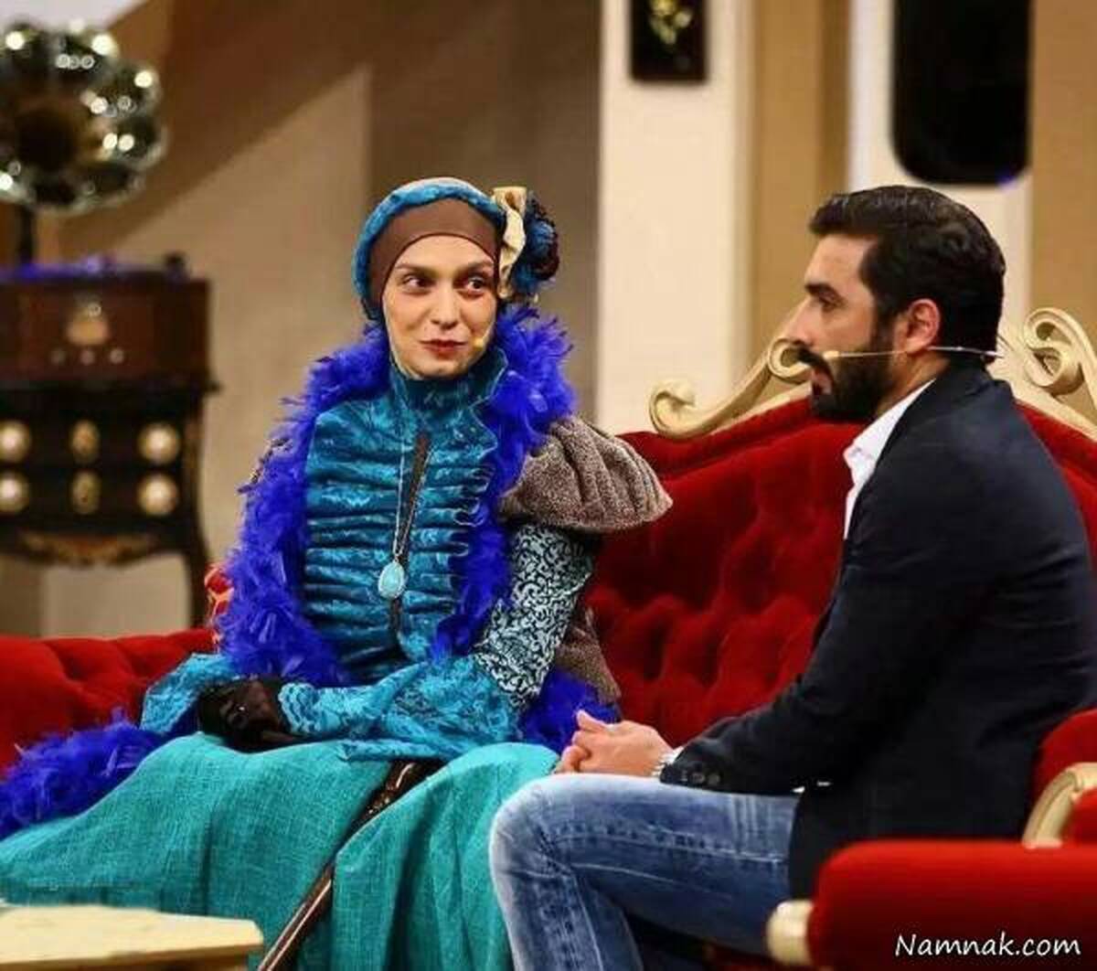 شوخی‌جنجالی امین زندگانی با الیکا عبدالرزاقی وسط اجرا+فیلم