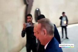 ورود و استقبال از مهندس کلانی در استادیوم آزادی
