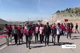 (ویدئو) سیل هواداران تراکتور به سمت ورزشگاه یادگار!