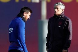 استقبال خاص مسی از سرمربی جدید

