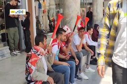 فیلم اوضاع قائمشهر پیش از دیدار نساجی و پرسپولیس