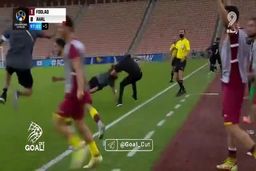 فیلم| گل دقیقه 97 فولاد و شادمانی جالب نکونام