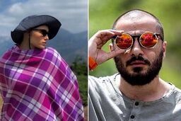 جنجال عکس لورفته نوید محمدزاده با شلوار پلنگی در اتوبوس! | استایل عجیب و غریب نوید محمدزاده