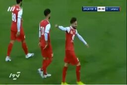 گل زیبای پرسپولیس به فولاد توسط عبدی|فیلم