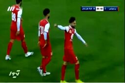 گل زیبای پرسپولیس به فولاد توسط عبدی|فیلم