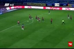 فیلم| گل دوم پرسپولیس به نساجی با حرکت دیدنی امیری