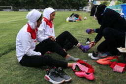 گزارش تصویری تمرین دختران تیم ملی فوتبال بانوان