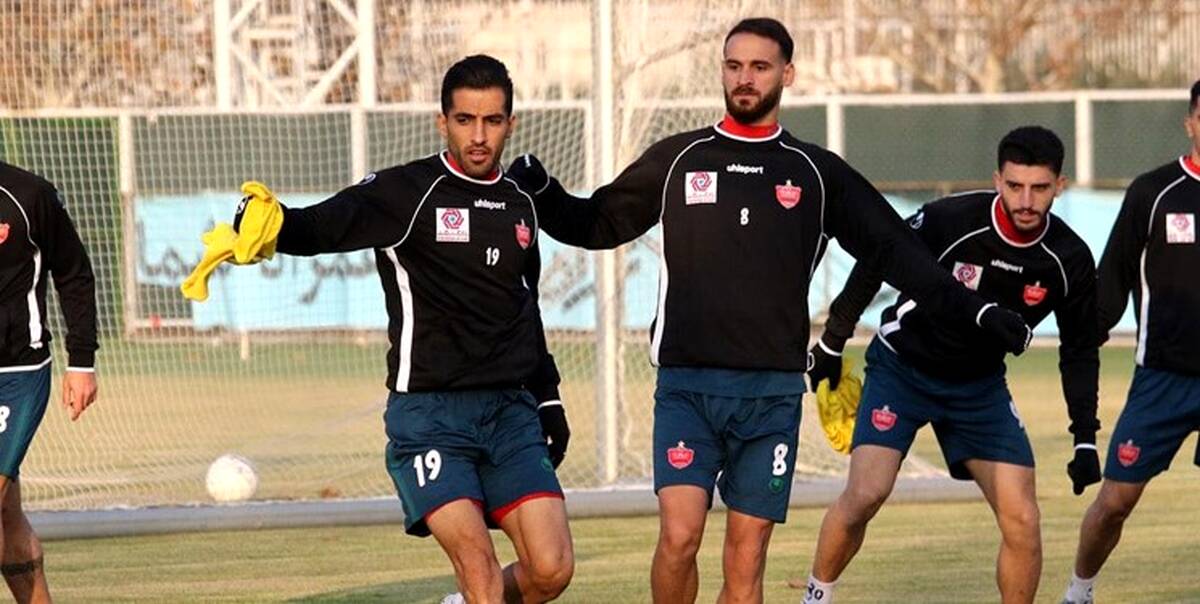  تمرین سرعتی پرسپولیس در سرمای شدید
