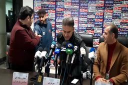 اتفاق جالب در نشست خبری سرمربی نساجی بعد از صعود|فیلم