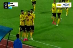 فیلم گل دوم سپاهان به آلمالیق|رضاییان