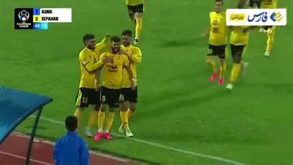 فیلم گل دوم سپاهان به آلمالیق|رضاییان