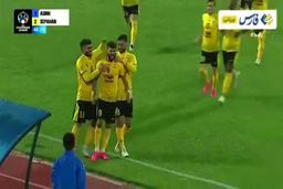 فیلم گل دوم سپاهان به آلمالیق|رضاییان