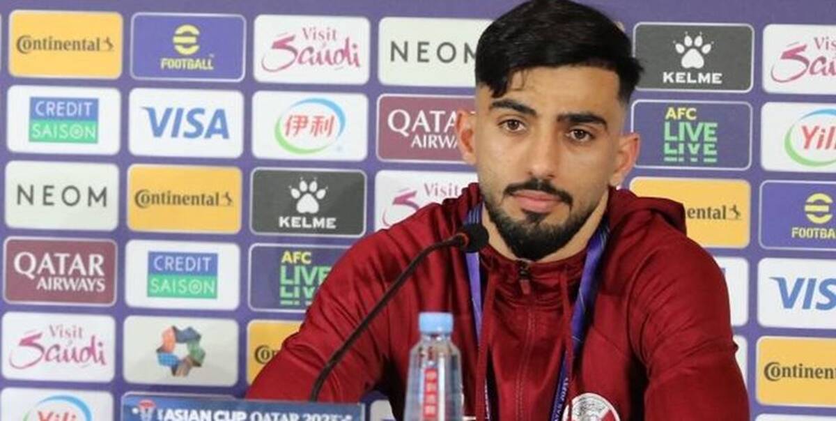بازیکن قطر:ما مقابل ایران قهرمان آسیا هستیم