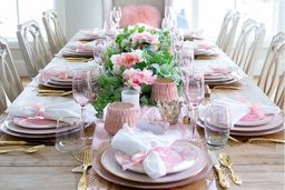 تزیین میز ناهار خوری برای عروس