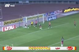 ضربه سر دیدنی کمال و گل اول پرسپولیس به نساجی