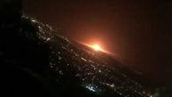 فیلم دیده نشده از انفجار بزرگ دیشب تهران