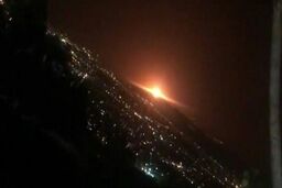 فیلم دیده نشده از انفجار بزرگ دیشب تهران