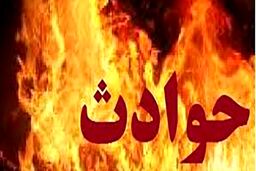 فیلم هولناک از آتش سوزی پراید و نجات راننده