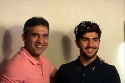 وقتی عابدزاده به پسرش افتخار می کند! + عکس

