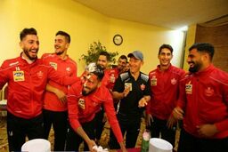 جشن تولد جذاب بشار رسن در اردوی پرسپولیس + عکس

