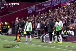 (ویدئو) درگیری محمد صلاح و یورگن کلوپ کنار زمین
