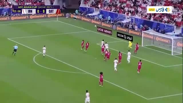 (ویدئو) گل سریع و استثنایی سردار آزمون به قطر