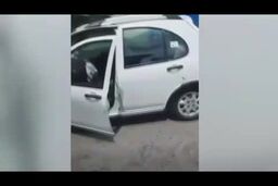  تصادف شاخ به شاخ هولناک نیسان با خودروی کوییک