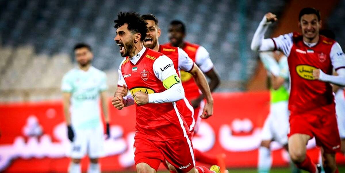 فرار بسوی قهرمانی؛برد پرسپولیس با تک گل کاپیتان