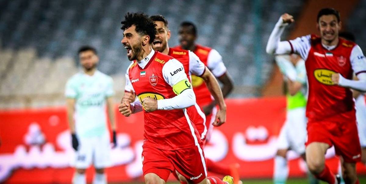 فرار بسوی قهرمانی؛برد پرسپولیس با تک گل کاپیتان