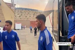 لحظه ورود پیانیچ و آلکاسر به استادیوم یادگار تبریز