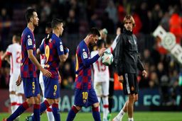 بارسلونا ۵ - مایورکا ۲ / پیروزی پر گل آبی اناری پوشان و بازگشت به صدر با هت‌تریک مسی

