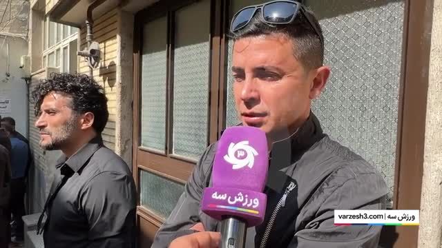  مراسم تشییع مربی پرسپولیس با حضور اهالی ورزش و سینما