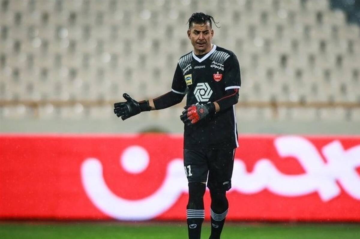واکنش جنجالی دروازه بان پرسپولیس به مهدی هاشمی‌نسب!+عکس دیدنی 