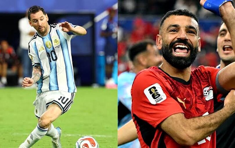 تقابل لیونل مسی و محمد صلاح؛