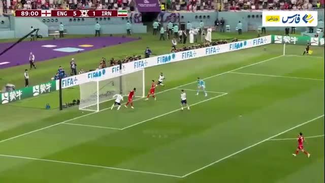 فیلم| گل ششم انگلیس به ایران توسط گریلیش
