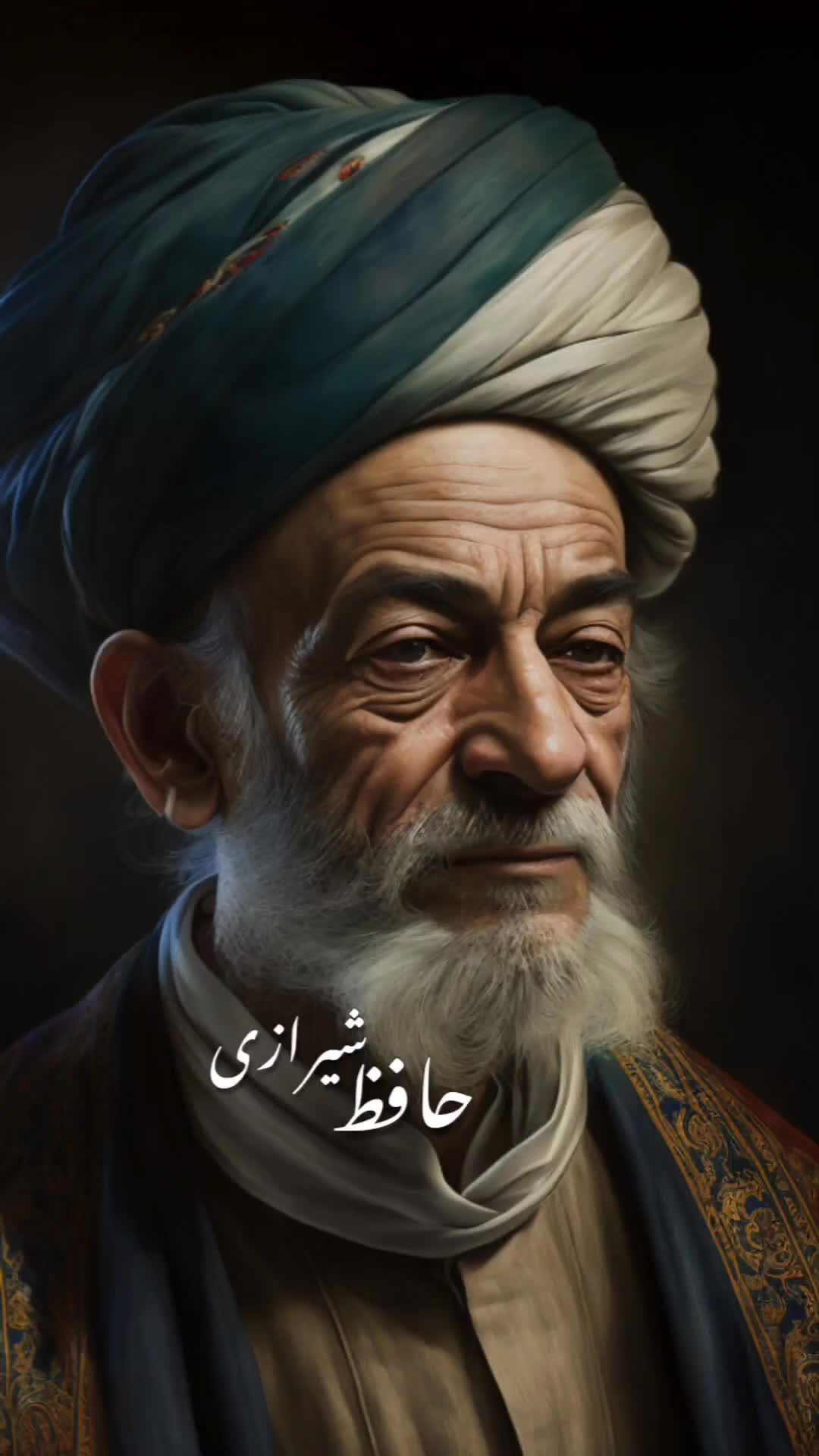 چهره واقعی حافظ و سعدی،فردوسی و مولانا را ببینید