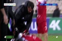 (ویدئو) گل اول پرسپولیس به تراکتور (عیسی آل کثیر)