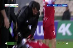 (ویدئو) گل اول پرسپولیس به تراکتور (عیسی آل کثیر)