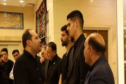 تصاویری از مراسم یادبود مرحوم پدر پیام نیازمند