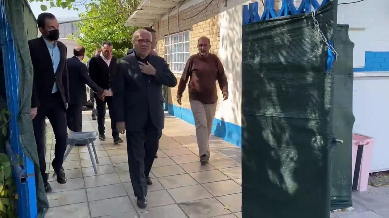 فیلم|حاجی در تمرینات استقلال