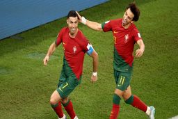  غیرت رونالدو از روی نیمکت پرتغال|تصاویر