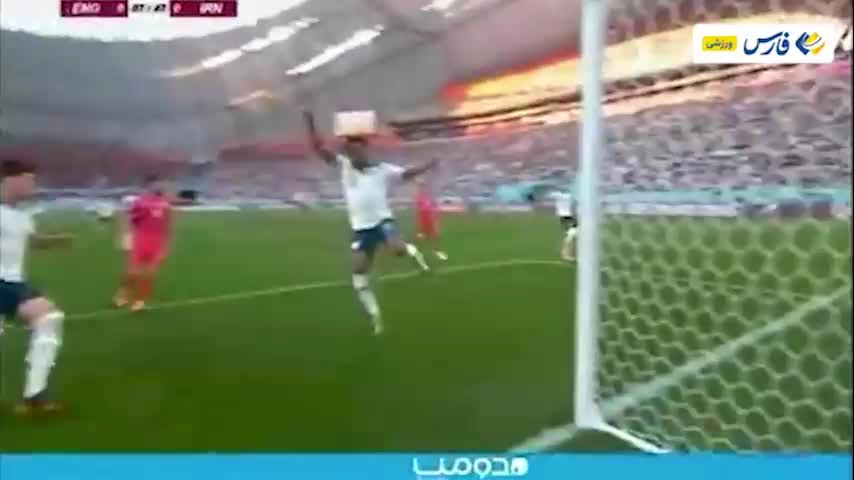 فیلم| لحظه مصدومیت شدید بیرانوند مقابل انگلیس