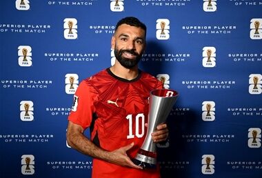 محمد صلاح، بهترین بازیکن دیدار مصر و استرالیا شد

