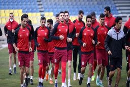تمرین با اعتراض بازیکنان پرسپولیس
