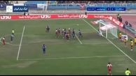 فیلم گل دوم پرسپولیس به استقلال خوزستان،اولین گل باهویی