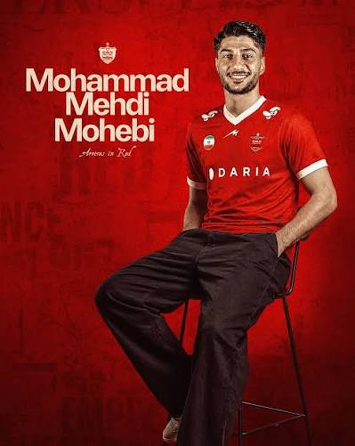 ستاره جدید پرسپولیس نیمکت‌نشین می‌شود؟!
