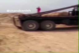 ویدئو|اشتباه بستن سیم بکسل کار دست راننده کامیون داد